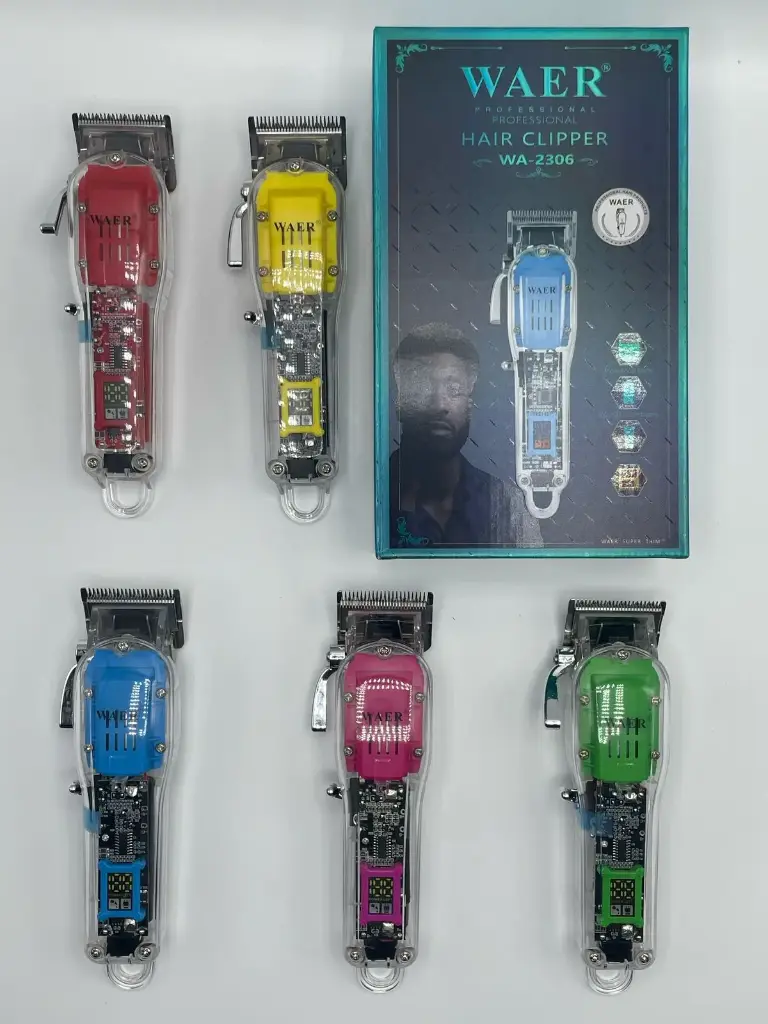 [Trasparentes, amarrillo, rojo, verde, Hombre , inalambrica, maquina de afeitar] WA-2306