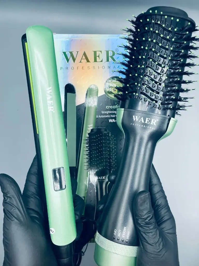 [plancha, cepillo, kit, mujer, dama] WA-039