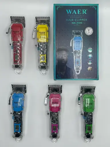 [Trasparentes, amarrillo, rojo, verde, Hombre , inalambrica, maquina de afeitar] WA-2306