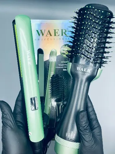 [plancha, cepillo, kit, mujer, dama] WA-039